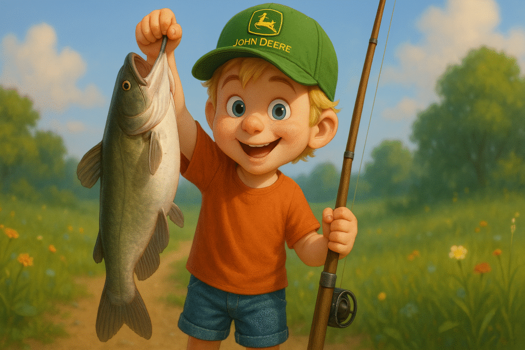 kids fishing adventure